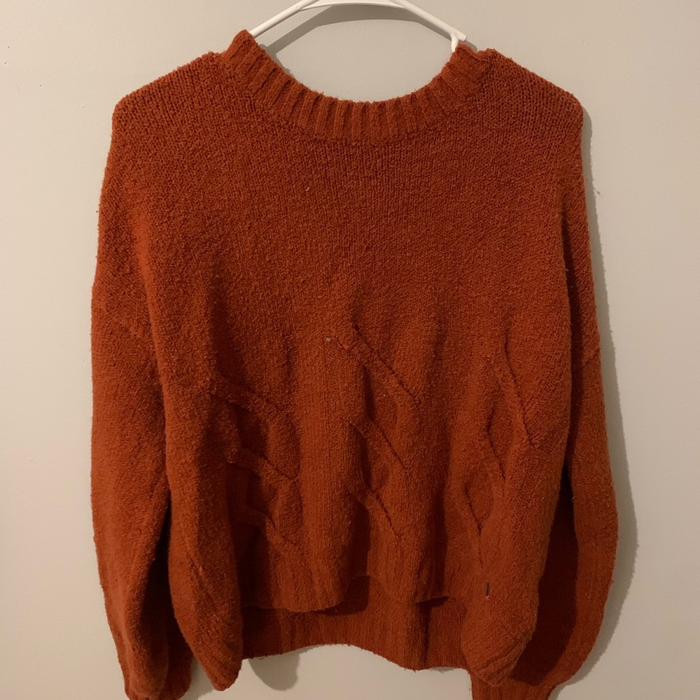 Orange Fall Sweater
